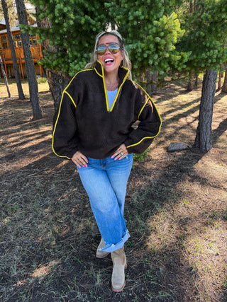 PREORDER- AFTER SUNSET QUARTER ZIP PULLOVER