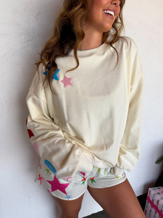 PREORDER- MERRY MESSAGE SWEATSHIRT