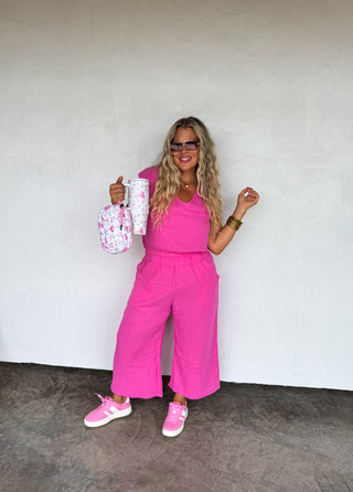 PREORDER- LAURA CROP PANT SET
