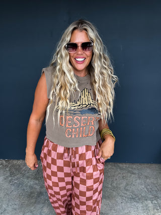 PREORDER- CHECKER POP PANTS