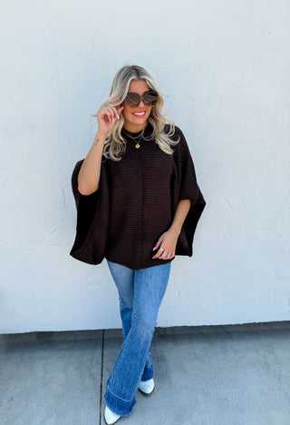 PREORDER- FALL MEG PULLOVER PONCHO