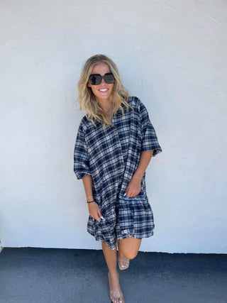 MAXWELL PLAID DRESS