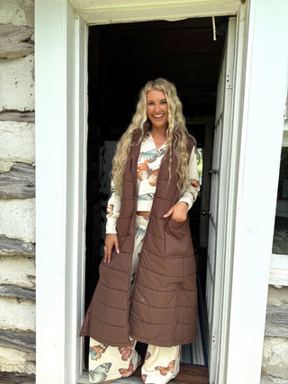PREORDER- WILD OAK PUFFER VEST