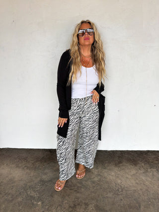 PREORDER- ZEBRA BEX BARREL JEANS