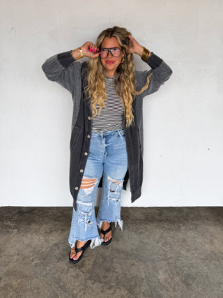 SPRING DESI SWEATSHIRT CARDIGAN