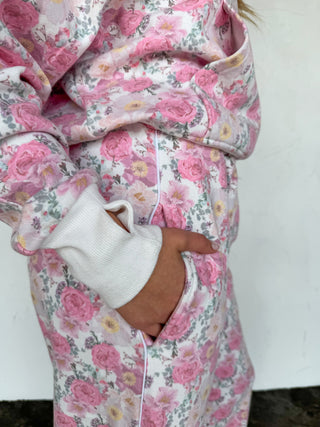 PREORDER- FLORAL & CHEETAH EASY DOES IT PULLOVER