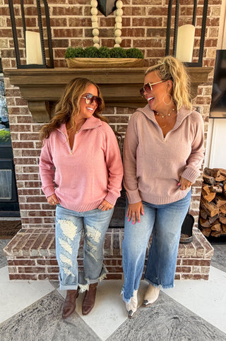 PREORDER- FIELD & STABLE QUARTER ZIP PULLOVER
