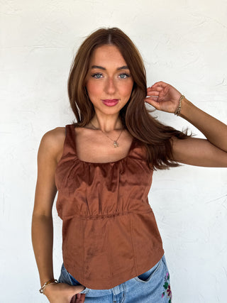 DESERT BELLE SUEDE TANK