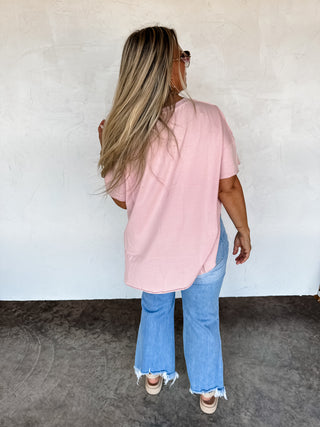 PREORDER- JOEY WASHED COTTON BOYFRIEND TEE