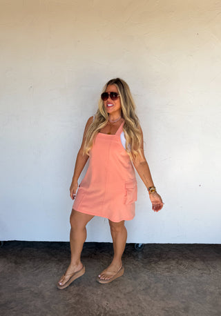 PREORDER- SPRING MILLIE OVERALL DRESS