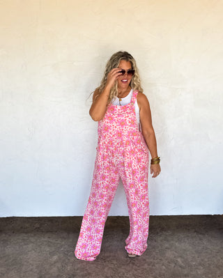 PREORDER- CASSIDY FLORAL BOHO OVERALLS