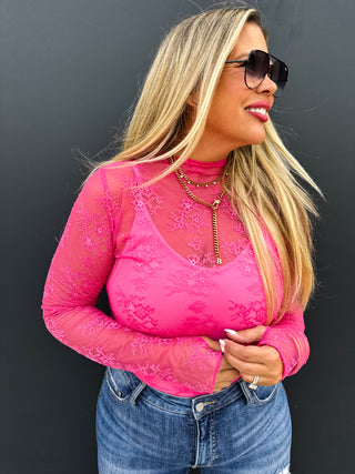 PREORDER- VALENTINES ROXY LACE TOP