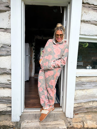 PREORDER- VINTAGE ROSE JOGGERS