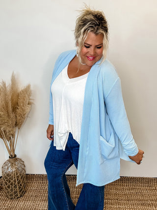 REESE RIBBED CARDIGAN