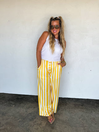PREORDER- GAME DAY HADDIE WIDE LEG PANTS