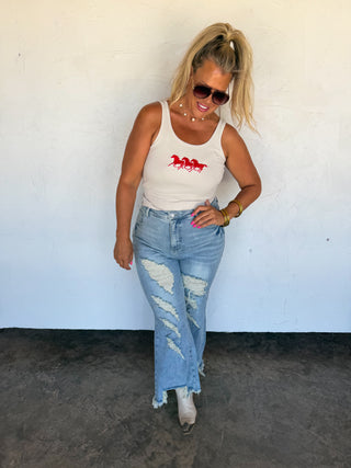 PREORDER- LUCKY STAR URBAN DISTRESSED JEAN