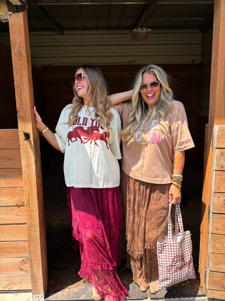 PREORDER- AUTUMN BLOOMING MAXI SKIRT