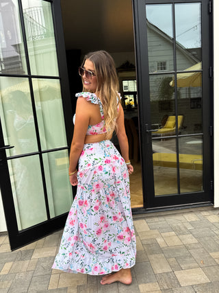 PREORDER- FLORAL CAPRI CHIC SWIM SET