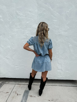 BRAYLIN DENIM DRESS