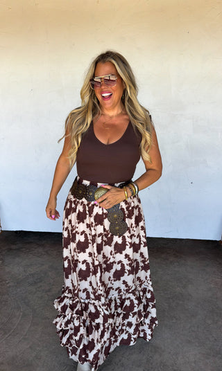PREORDER- WANDER WEST MAXI SKIRT
