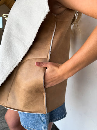 PREORDER- COLLINS SUEDE VEST