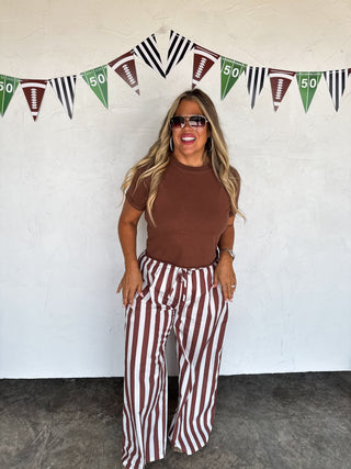 PREORDER- TAILGATE STRIPE BOXER PANTS