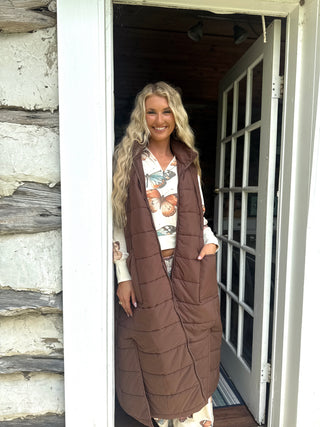 PREORDER- WILD OAK PUFFER VEST