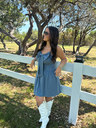 PREORDER- BRIA BOW DRESS