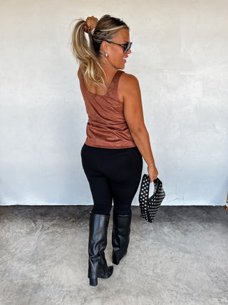 DESERT BELLE SUEDE TANK