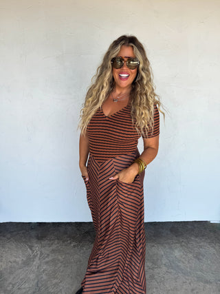 PREORDER- CALISTA STRIPE DRESS