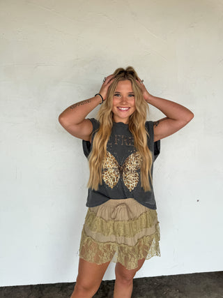 PREORDER- WILD HONEY LACE SKIRT