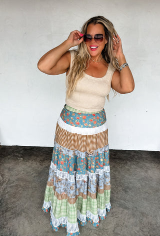 PREORDER- COUNTRY SUMMER MAXI SKIRT