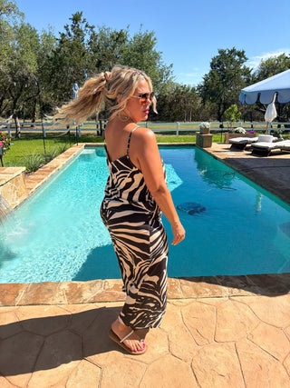 PREORDER- WILD COAST ZEBRA SKIRT SET