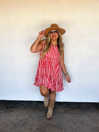 PREORDER- HARVEST & GINGHAM DRESS