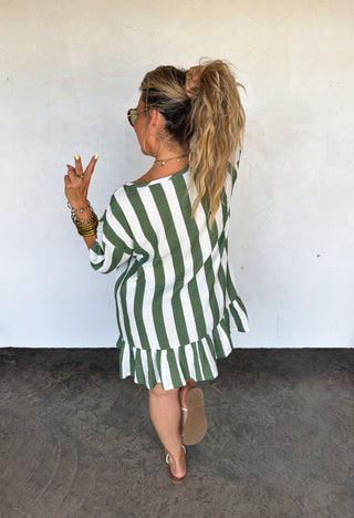 PREORDER-BY THE SEA STRIPE DRESS