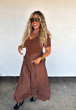 PREORDER- CALISTA STRIPE DRESS