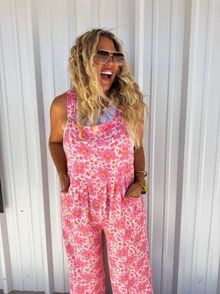 PREORDER- CASSIDY FLORAL BOHO OVERALLS