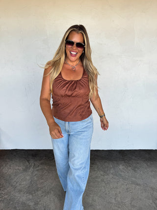 DESERT BELLE SUEDE TANK