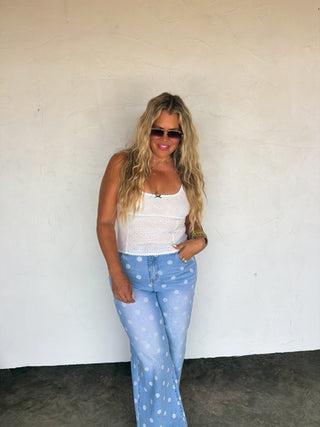 PREORDER- DAISY LANE EYELETT TANK