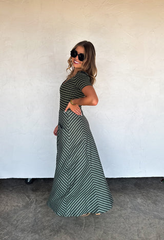 PREORDER- CALISTA STRIPE DRESS