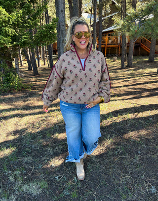 PREORDER- AFTER SUNSET QUARTER ZIP PULLOVER