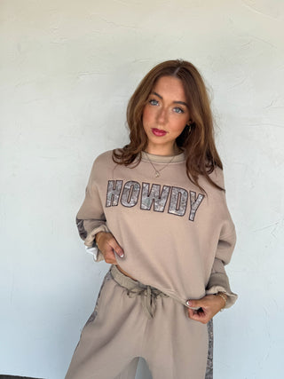 PREORDER- HOWDY CAMO PANT SET