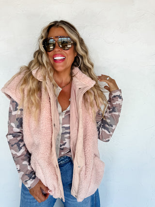 PREORDER - KORI SNAP BUTTON WAFFLE TOP