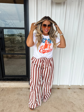 PREORDER- TAILGATE STRIPE BOXER PANTS