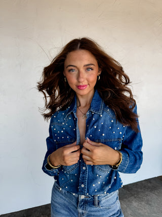 PREORDER- DOLLY DENIM TOP