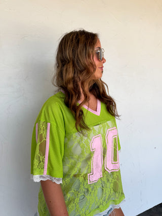 PREORDER- BLEACHER BABE LACE JERSEY
