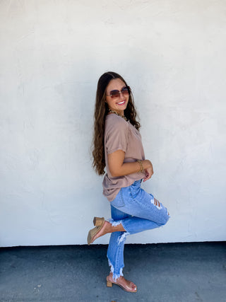 SOPHIA RIBBED TOP