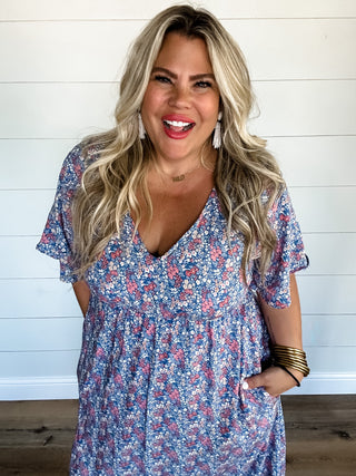 FLORAL WHISPERS DRESS