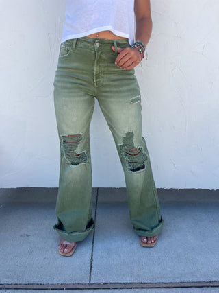 PREORDER- BLAKELEY DISTRESSED COLORED JEANS