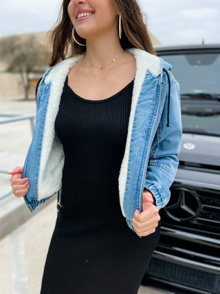 CAMILLE CROPPED JEAN JACKET